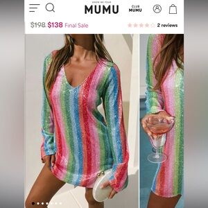 Show me your mumu- Revenge Mini Dress- Taylor swift outfit size small
